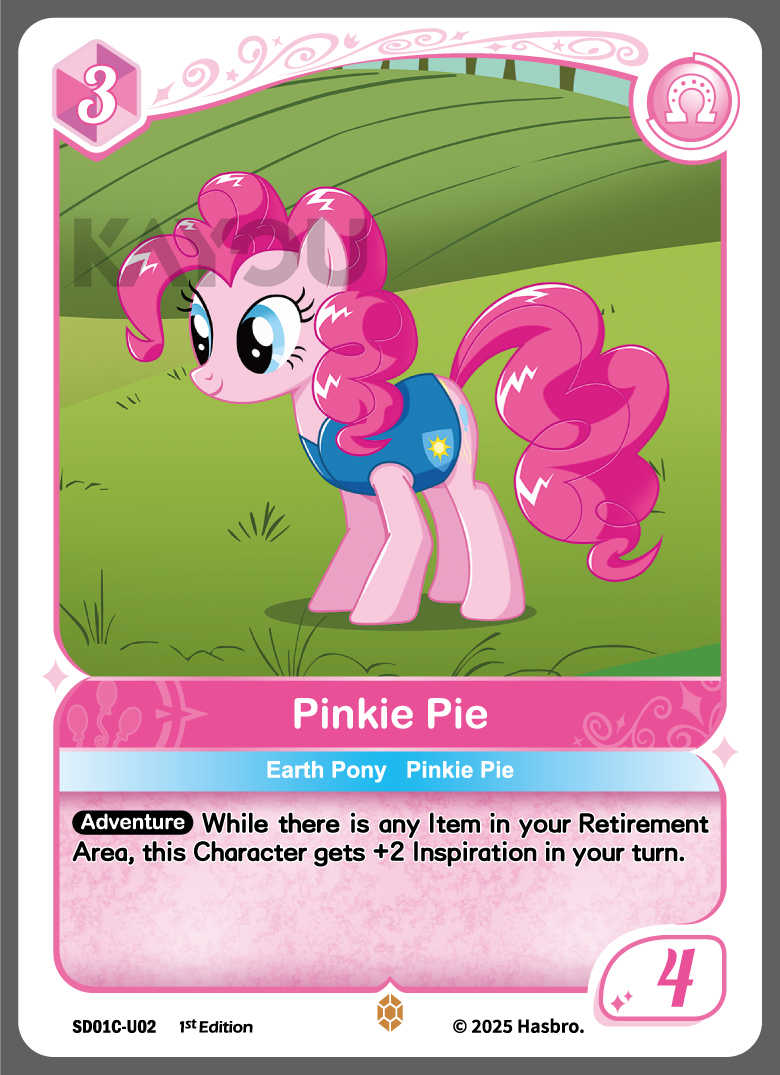 My Little Ponny Trading Card Game - Starter Box - Friendships Begin Eng. Ver. Kayou Pinkie Pie/  มายลิตเติ้ลโพนี่ การ์ดเกม สตาร์ทเตอร์ (คายู)