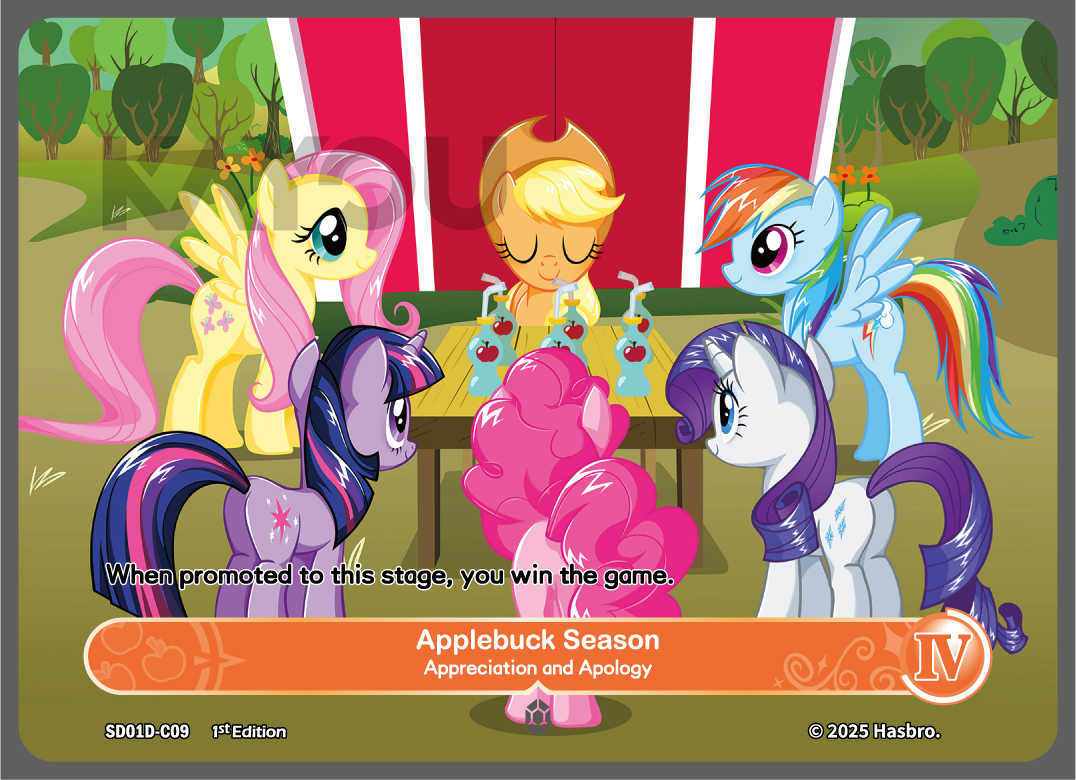 My Little Ponny Trading Card Game - Starter Box - Friendships Begin Eng. Ver. Kayou Apple Jack/  มายลิตเติ้ลโพนี่ การ์ดเกม สตาร์ทเตอร์ (คายู)