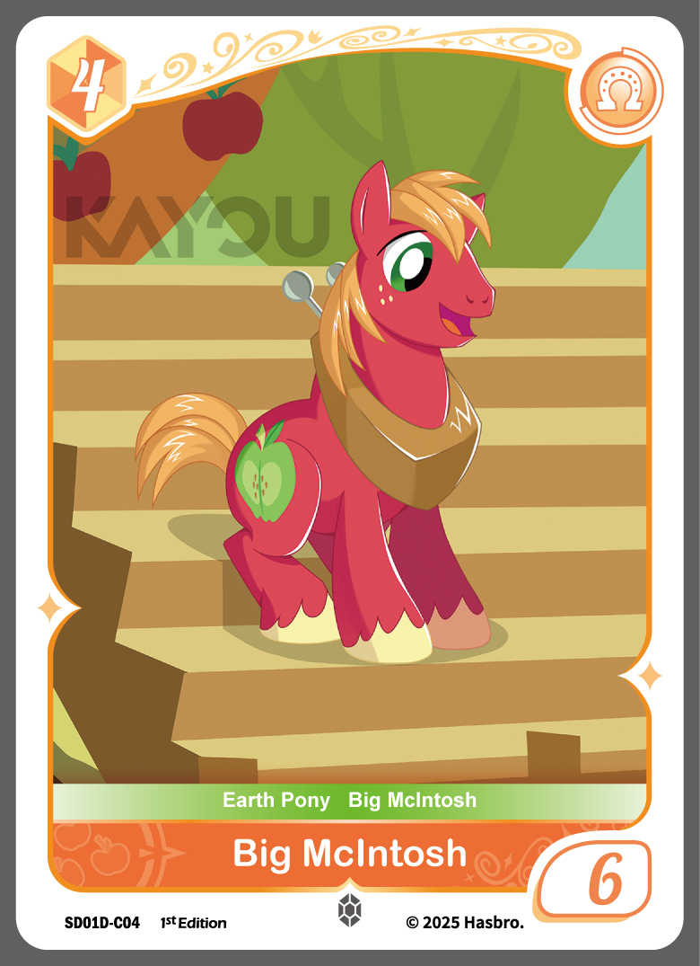 My Little Ponny Trading Card Game - Starter Box - Friendships Begin Eng. Ver. Kayou Apple Jack/  มายลิตเติ้ลโพนี่ การ์ดเกม สตาร์ทเตอร์ (คายู)