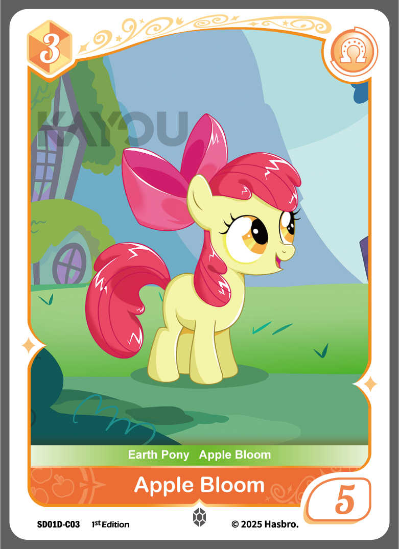 My Little Ponny Trading Card Game - Starter Box - Friendships Begin Eng. Ver. Kayou Apple Jack/  มายลิตเติ้ลโพนี่ การ์ดเกม สตาร์ทเตอร์ (คายู)