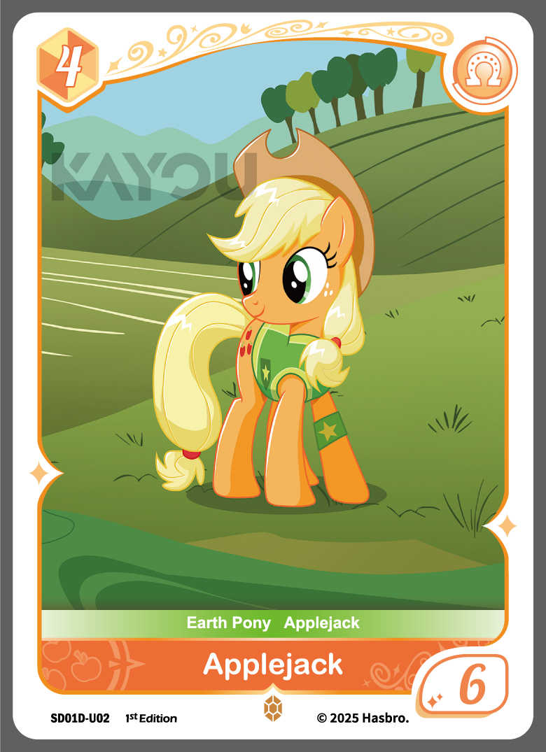 My Little Ponny Trading Card Game - Starter Box - Friendships Begin Eng. Ver. Kayou Apple Jack/  มายลิตเติ้ลโพนี่ การ์ดเกม สตาร์ทเตอร์ (คายู)