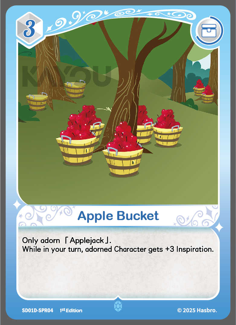 My Little Ponny Trading Card Game - Starter Box - Friendships Begin Eng. Ver. Kayou Apple Jack/  มายลิตเติ้ลโพนี่ การ์ดเกม สตาร์ทเตอร์ (คายู)