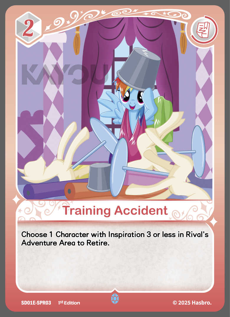 My Little Ponny Trading Card Game - Starter Box - Friendships Begin Eng. Ver. Kayou Rainbow Dash/  มายลิตเติ้ลโพนี่ การ์ดเกม สตาร์ทเตอร์ (คายู)