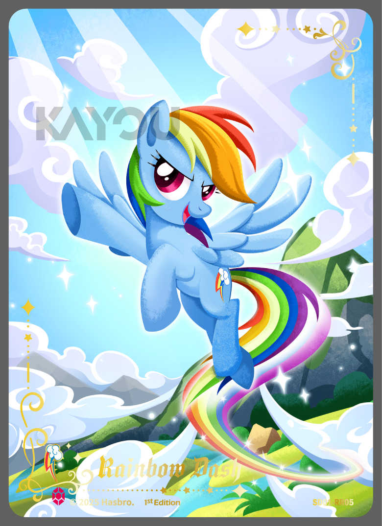 My Little Ponny Trading Card Game - Starter Box - Friendships Begin Eng. Ver. Kayou Rainbow Dash/  มายลิตเติ้ลโพนี่ การ์ดเกม สตาร์ทเตอร์ (คายู)