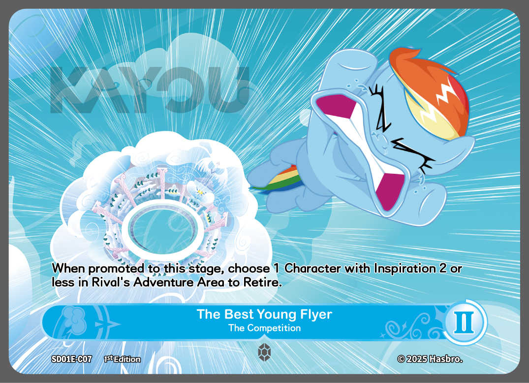 My Little Ponny Trading Card Game - Starter Box - Friendships Begin Eng. Ver. Kayou Rainbow Dash/  มายลิตเติ้ลโพนี่ การ์ดเกม สตาร์ทเตอร์ (คายู)