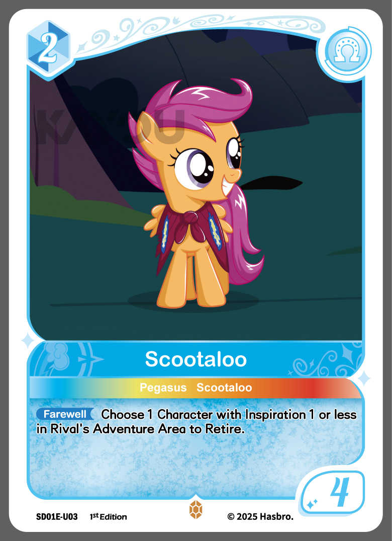 My Little Ponny Trading Card Game - Starter Box - Friendships Begin Eng. Ver. Kayou Rainbow Dash/  มายลิตเติ้ลโพนี่ การ์ดเกม สตาร์ทเตอร์ (คายู)