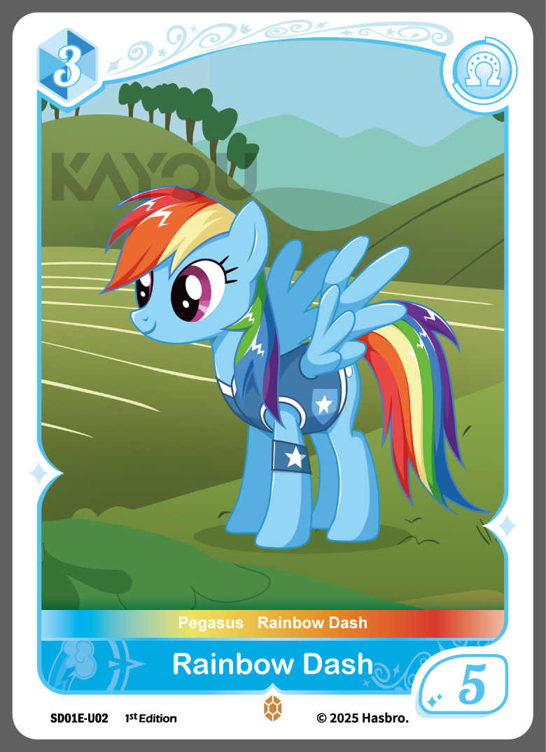 My Little Ponny Trading Card Game - Starter Box - Friendships Begin Eng. Ver. Kayou Rainbow Dash/  มายลิตเติ้ลโพนี่ การ์ดเกม สตาร์ทเตอร์ (คายู)
