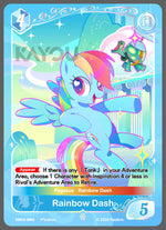 My Little Ponny Trading Card Game - Starter Box - Friendships Begin Eng. Ver. Kayou Rainbow Dash/  มายลิตเติ้ลโพนี่ การ์ดเกม สตาร์ทเตอร์ (คายู)