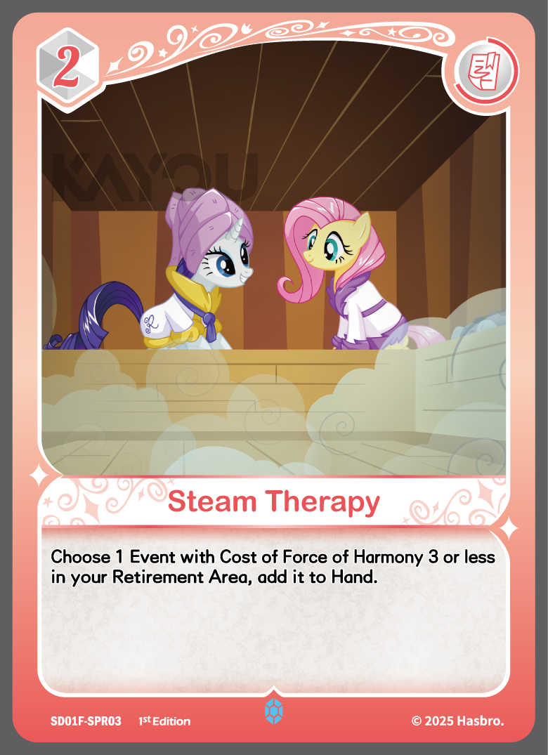 My Little Ponny Trading Card Game - Starter Box - Friendships Begin Eng. Ver. Kayou Rarity/  มายลิตเติ้ลโพนี่ การ์ดเกม สตาร์ทเตอร์ (คายู)