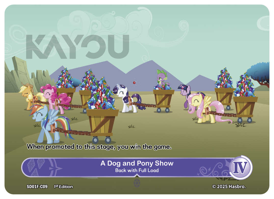 My Little Ponny Trading Card Game - Starter Box - Friendships Begin Eng. Ver. Kayou Rarity/  มายลิตเติ้ลโพนี่ การ์ดเกม สตาร์ทเตอร์ (คายู)