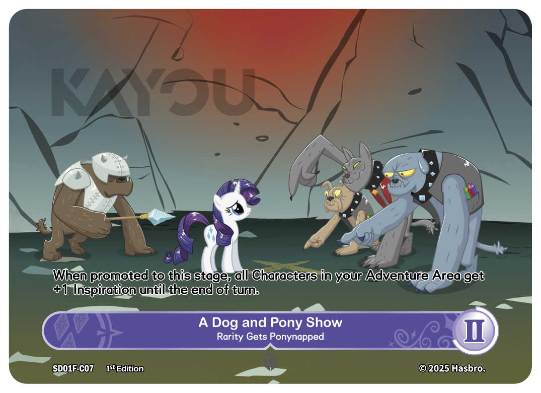 My Little Ponny Trading Card Game - Starter Box - Friendships Begin Eng. Ver. Kayou Rarity/  มายลิตเติ้ลโพนี่ การ์ดเกม สตาร์ทเตอร์ (คายู)