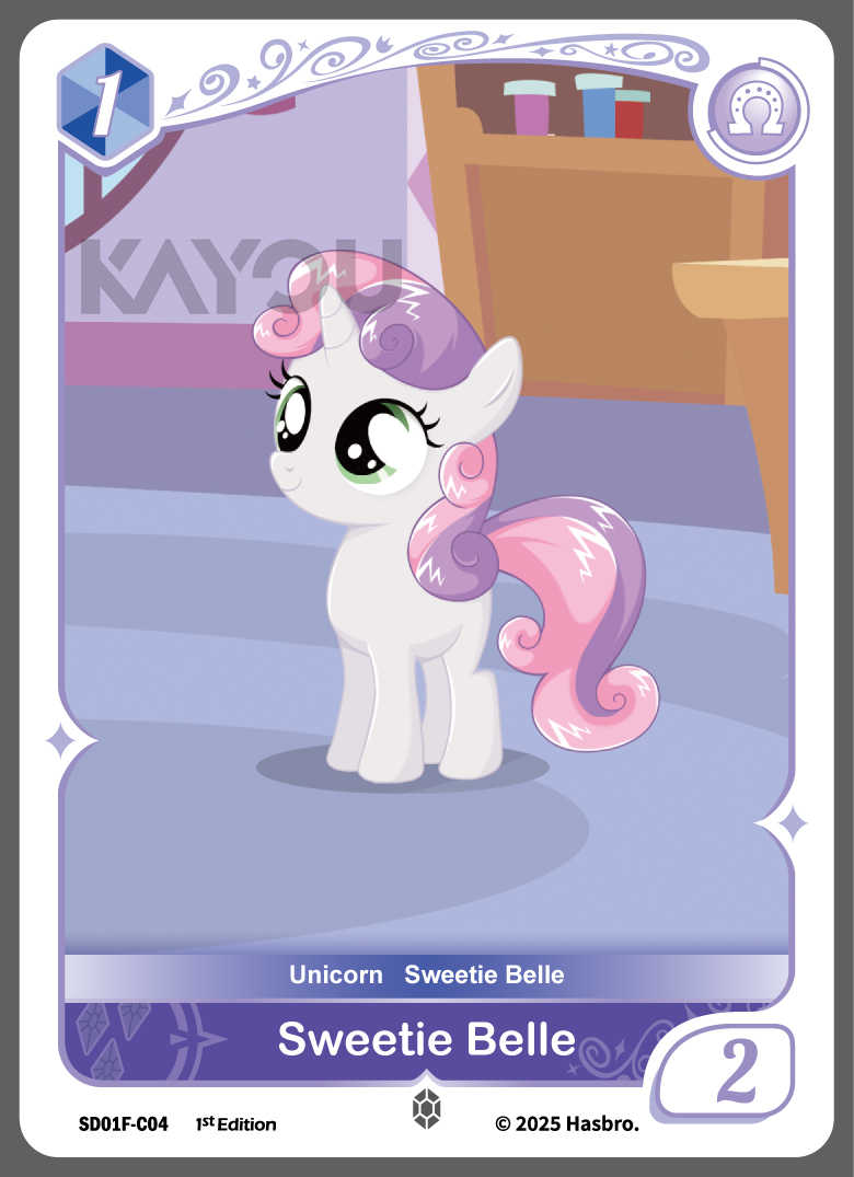 My Little Ponny Trading Card Game - Starter Box - Friendships Begin Eng. Ver. Kayou Rarity/  มายลิตเติ้ลโพนี่ การ์ดเกม สตาร์ทเตอร์ (คายู)