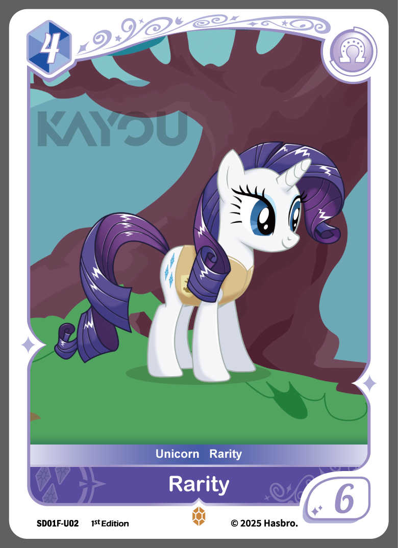 My Little Ponny Trading Card Game - Starter Box - Friendships Begin Eng. Ver. Kayou Rarity/  มายลิตเติ้ลโพนี่ การ์ดเกม สตาร์ทเตอร์ (คายู)