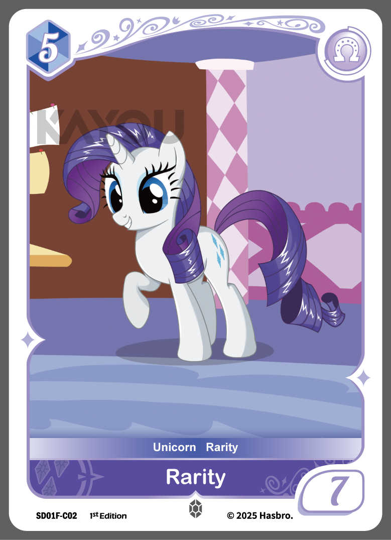 My Little Ponny Trading Card Game - Starter Box - Friendships Begin Eng. Ver. Kayou Rarity/  มายลิตเติ้ลโพนี่ การ์ดเกม สตาร์ทเตอร์ (คายู)