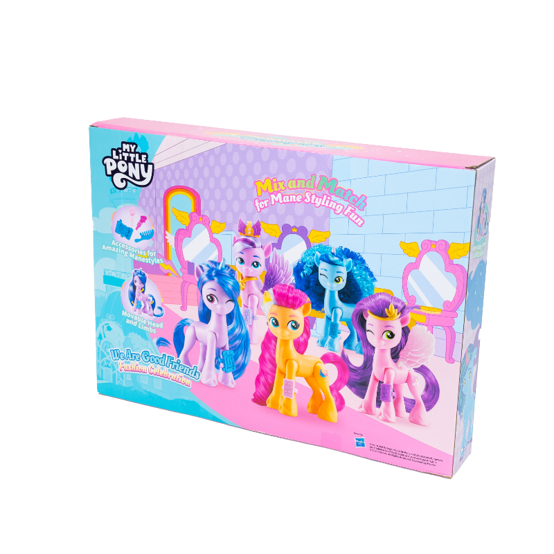 My Little Pony - We Are Good Friends Fashion Celebration (5 x 8 cm figures) / เซ็ตมายลิตเติ้ลโพนี่ ฟิกเกอร์ วีอาร์กู๊ดเฟรนด์ แฟชั่นเซเลเบรชั่น (ครบชุด 5 ตัว)