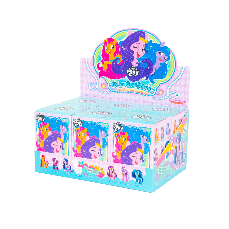 My Little Pony - We Are Good Friends Fashion Manestyle 8 cm Figure (กล่องสุ่ม) / มายลิตเติ้ลโพนี่ ฟิกเกอร์ วีอาร์กู๊ดเฟรนด์ แฟชั่นเมนสไตล์ (กล่องสุ่ม)