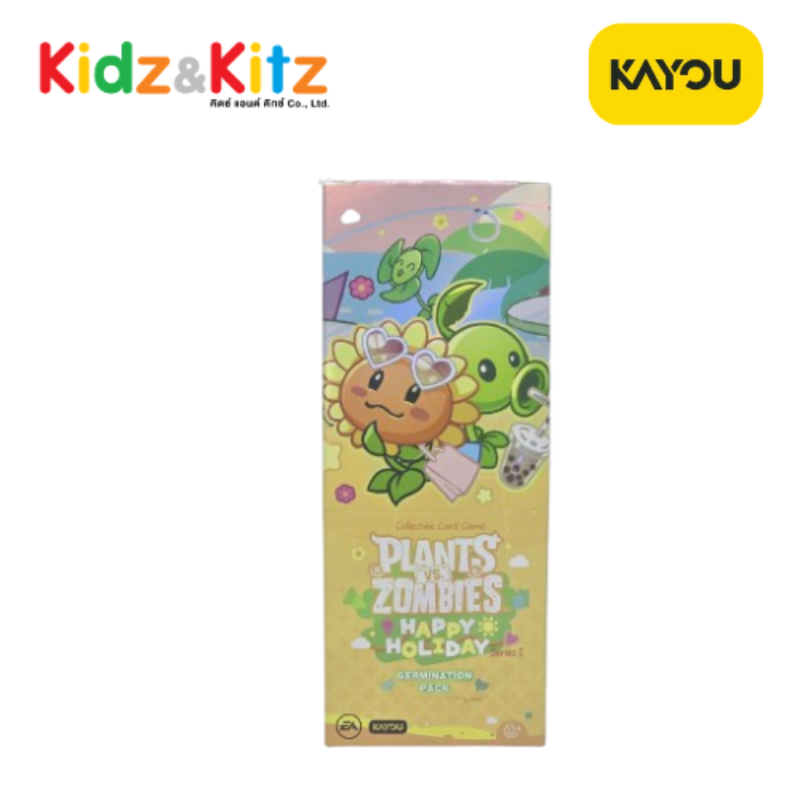 Plants Vs. Zombies-Happy Holiday-Germination Pack-Series 1-Kayou / การ์ดสะสม แพล็นส์ วีเอส. ซอมบีส์ ชุด แฮปปี้ ฮอลิเดย์ (คายู) ยกกล่อง 18 ซอง