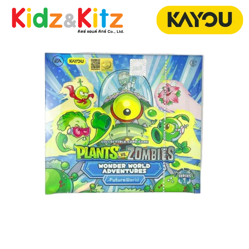 Plants Vs. Zombies-Wonder World Adventures-Time Travel Quest Edition-Series1-Kayou / การ์ดสะสม แพล็นส์ วีเอส. ซอมบีส์ ชุด วันเดอร์ เวิลด์ (คายู) ยกกล่อง 30 ซอง