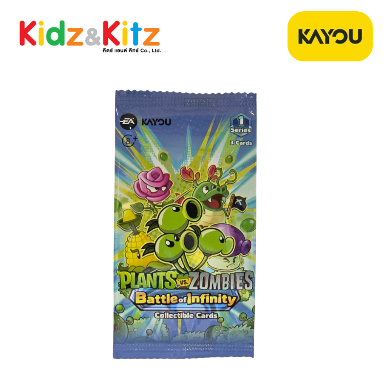 Plants vs. Zombies Wonder World Adventures Battle Of Infinity Series 1 -Kayou (36 Packs) / การ์ดสะสม แพล็นส์ วีเอส. ซอมบีส์ (คายู) 1 ยกกล่อง 36 ซอง