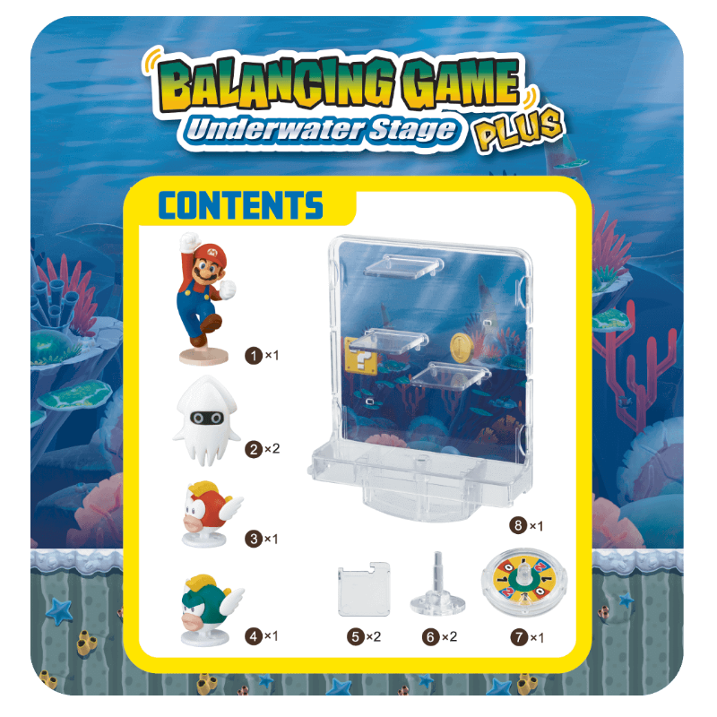 Super Mario Balancing Game Plus Underwater Stage / ซูเปอร์ มาริโอ บาลานซิ่งเกม พลัส อันเดอร์วอเทอร์ สเตจ