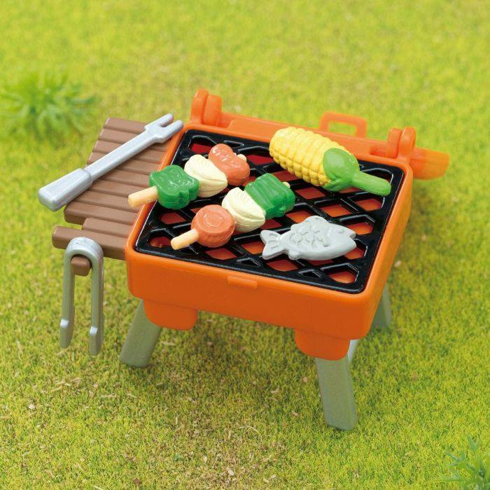 Sylvanian BBQ Picnic Set -Elephant Girl/ ซิลวาเนียน แฟมิลี่ ชุดบาร์บีคิวปิคนิคและเด็กหญิงช้าง