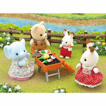 Sylvanian BBQ Picnic Set -Elephant Girl/ ซิลวาเนียน แฟมิลี่ ชุดบาร์บีคิวปิคนิคและเด็กหญิงช้าง