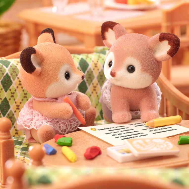Sylvanian Families Deer Twins / ซิลวาเนียน แฟมิลี่ ฝาแฝดกวาง
