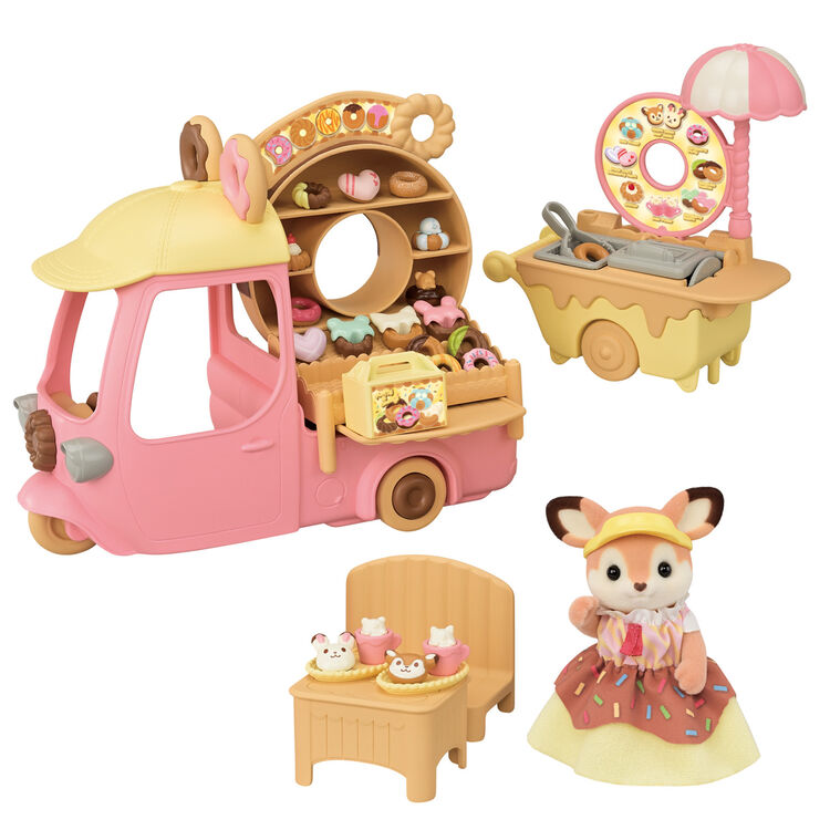 Sylvanian Families Dip Dip Donuts Wagon / ซิลวาเนียน แฟมิลี่ รถขายโดนัท