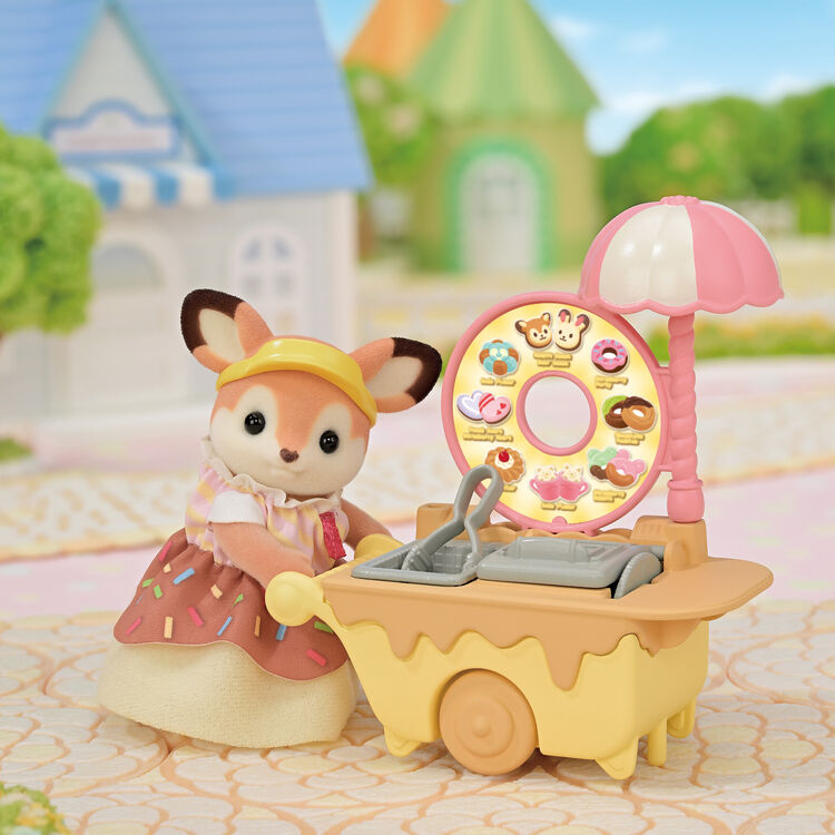 Sylvanian Families Dip Dip Donuts Wagon / ซิลวาเนียน แฟมิลี่ รถขายโดนัท