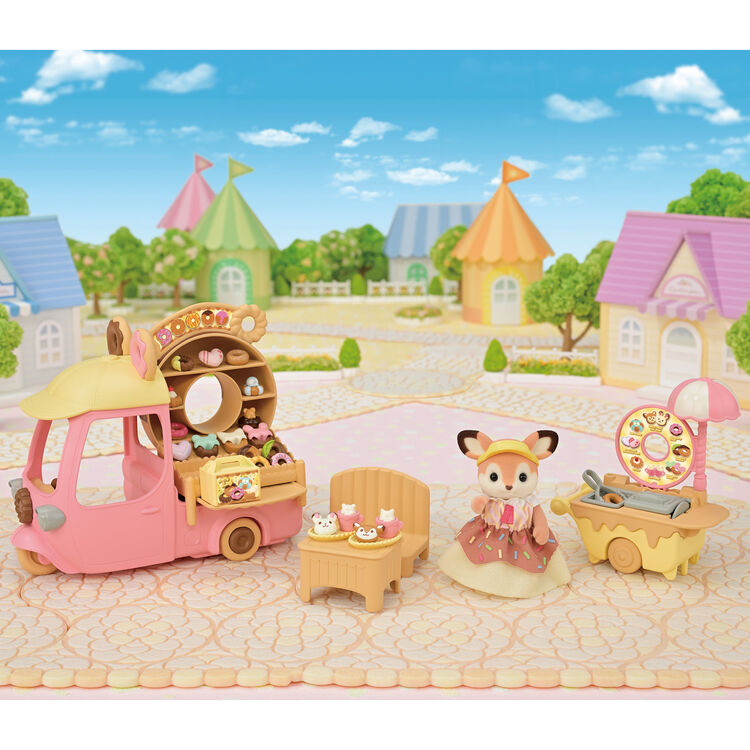 Sylvanian Families Dip Dip Donuts Wagon / ซิลวาเนียน แฟมิลี่ รถขายโดนัท
