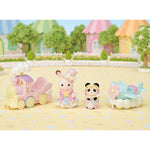 Sylvanian Families Amusement Park Ride Set -Plane & Train- / ซิลวาเนียน ชุดเครื่องเล่นในสวนสนุก -เครื่องบินและรถไฟ
