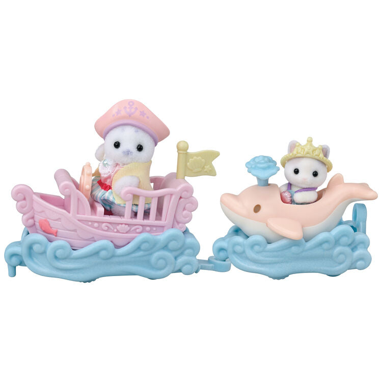 Sylvanian Families Amusement Park Ride Set -Ride the Waves- / ซิลวาเนียน ชุดเครื่องเล่นในสวนสนุก -โต้คลื่น