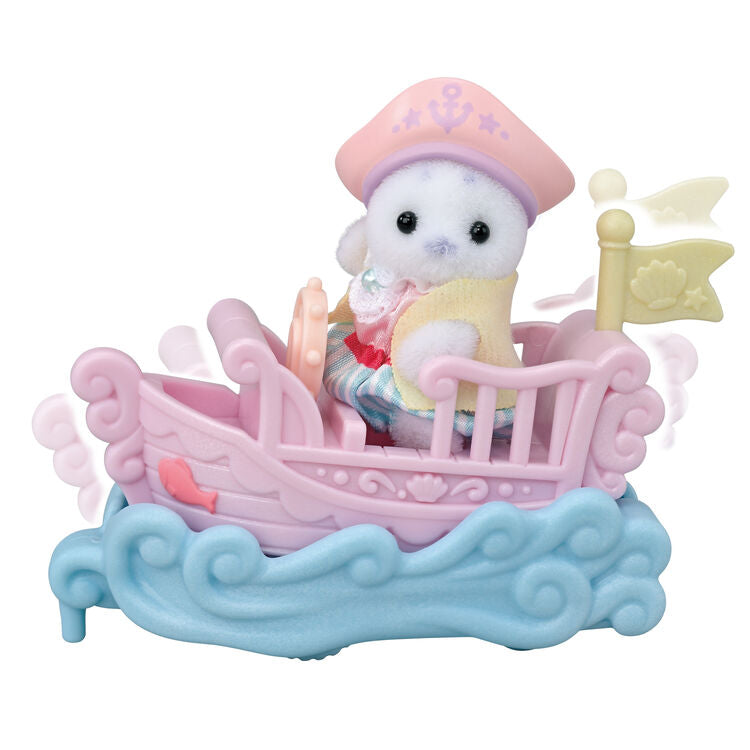 Sylvanian Families Amusement Park Ride Set -Ride the Waves- / ซิลวาเนียน ชุดเครื่องเล่นในสวนสนุก -โต้คลื่น