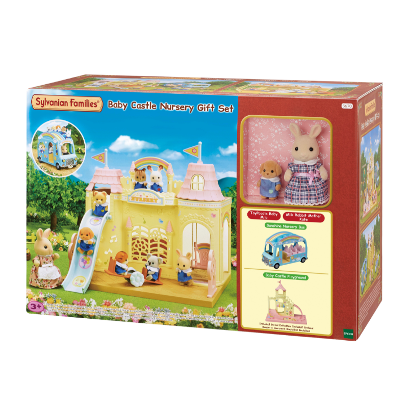 Sylvanian Families Baby Castle Nursery Gift Set / ซิลวาเนียน แฟมิลี่ ปราสาทเนอร์สเซอรี่ กิ๊ฟเซ็ท