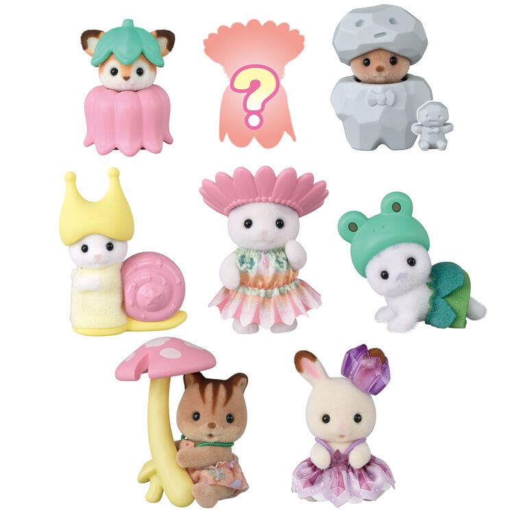 Sylvanian Families Baby Woodland Fairy Costume Series / ซิลวาเนียน แฟมิลี่ เบบี้ วู้ดแลนด์ แฟรี่ คอสตูม ซีรี่ส์ (1 กล่อง x 16 ซอง)