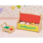 Sylvanian Families Baby's Toy Box -Snow Rabbit & Panda Babies- / ซิลวาเนียน แฟมิลี่ ชุดกล่องของเล่นพร้อมตุ๊กตาเบบี้สโนว์แรบบิทและแพนด้า