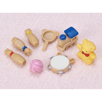Sylvanian Families Baby's Toy Box -Snow Rabbit & Panda Babies- / ซิลวาเนียน แฟมิลี่ ชุดกล่องของเล่นพร้อมตุ๊กตาเบบี้สโนว์แรบบิทและแพนด้า