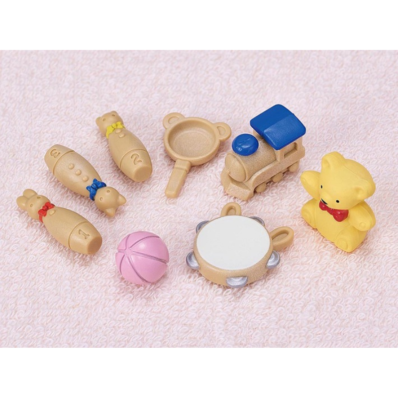 Sylvanian Families Baby's Toy Box -Snow Rabbit & Panda Babies- / ซิลวาเนียน แฟมิลี่ ชุดกล่องของเล่นพร้อมตุ๊กตาเบบี้สโนว์แรบบิทและแพนด้า