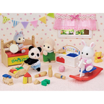 Sylvanian Families Baby's Toy Box -Snow Rabbit & Panda Babies- / ซิลวาเนียน แฟมิลี่ ชุดกล่องของเล่นพร้อมตุ๊กตาเบบี้สโนว์แรบบิทและแพนด้า