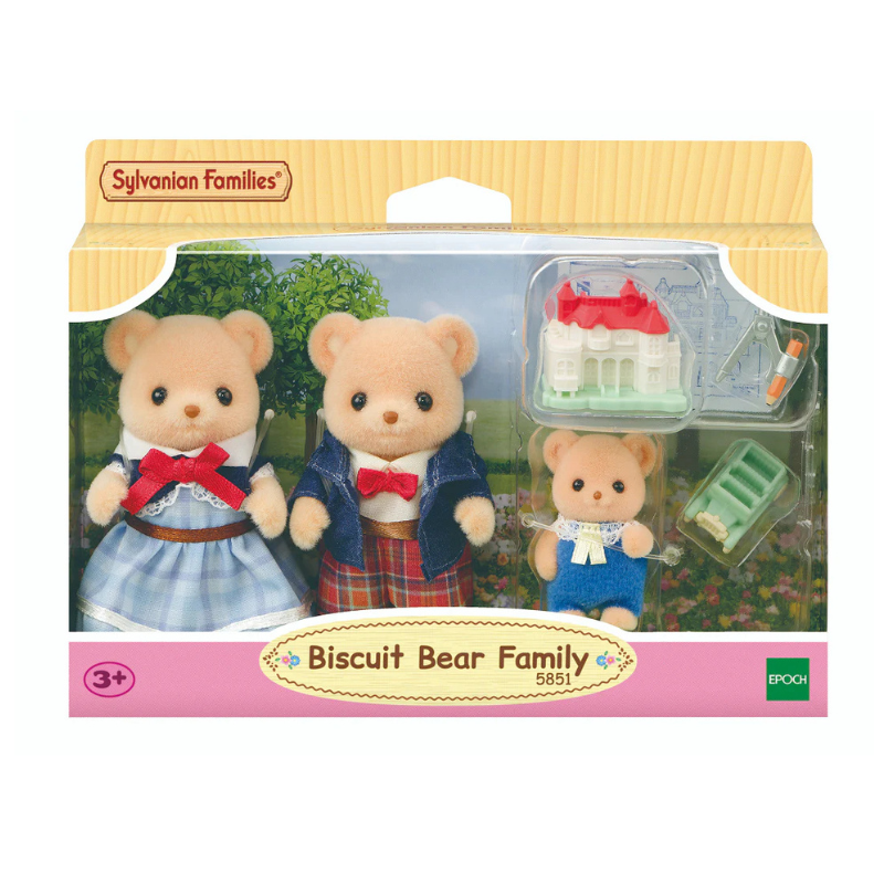 Sylvanian Families Biscuit Bear Family / ซิลวาเนียน แฟมิลี่ ครอบครัวหมีบิสกิต