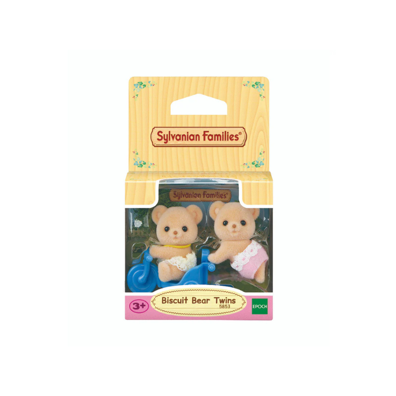 Sylvanian Families Biscuit Bear Twins / ซิลวาเนียน แฟมิลี่ ฝาแฝดหมีบิสกิต