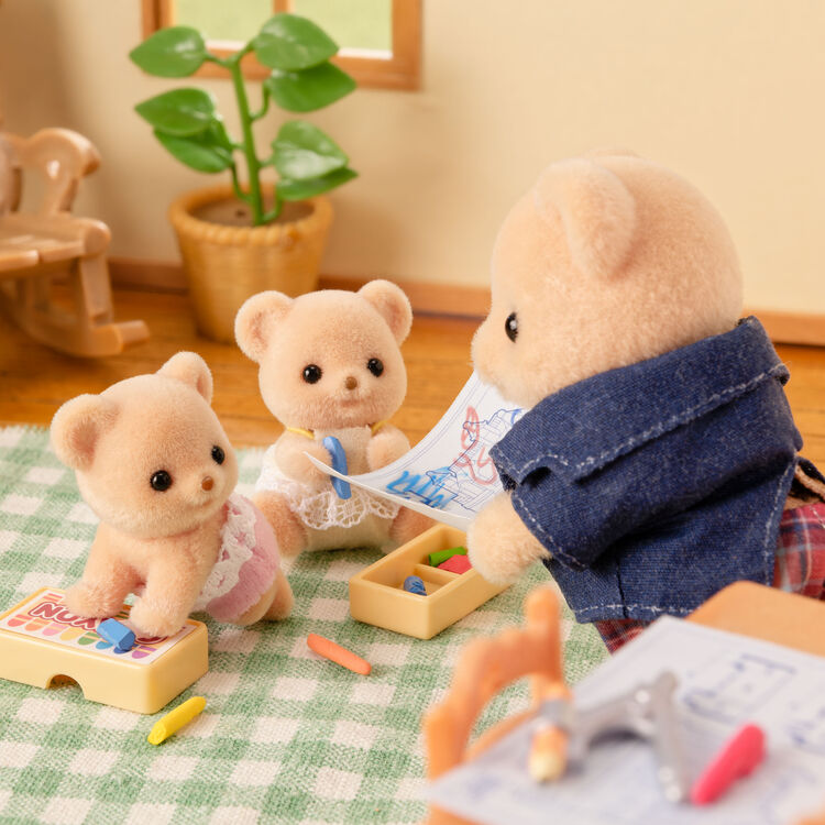 Sylvanian Families Biscuit Bear Twins / ซิลวาเนียน แฟมิลี่ ฝาแฝดหมีบิสกิต