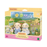 Sylvanian Families  Blossom Gardening Set -Flora Rabbit Sister & Brother-/ ซิลวาเนียน แฟมิลี่ พี่น้องฟลอราแรบบิทและชุดปลูกดอกไม้