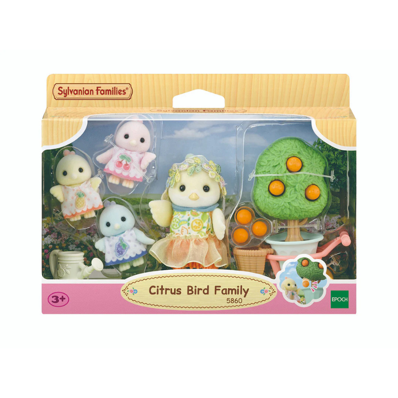 Sylvanian Families Citrus Bird Family / ซิลวาเนียน แฟมิลี่ ครอบครัวนกผลส้ม
