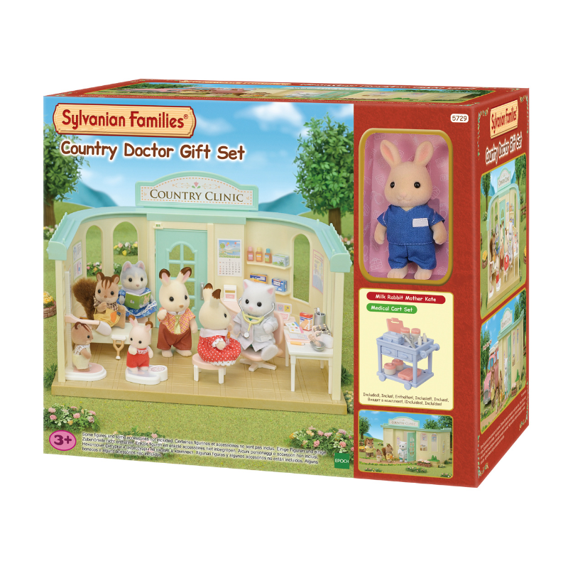 Sylvanian Families Country Doctor Gift Set / ซิลวาเนียน แฟมิลี่ คลีนิคคุณหมอ กิ๊ฟเซ็ท
