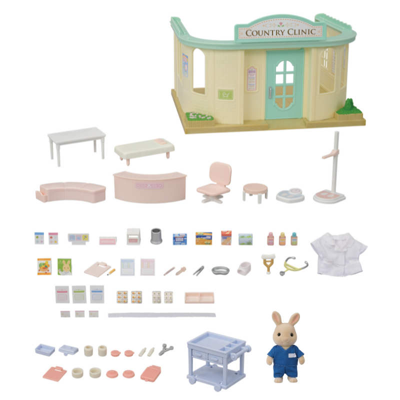 Sylvanian Families Country Doctor Gift Set / ซิลวาเนียน แฟมิลี่ คลีนิคคุณหมอ กิ๊ฟเซ็ท