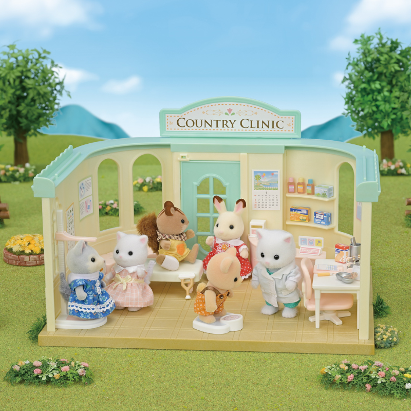 Sylvanian Families Country Doctor Gift Set / ซิลวาเนียน แฟมิลี่ คลีนิคคุณหมอ กิ๊ฟเซ็ท