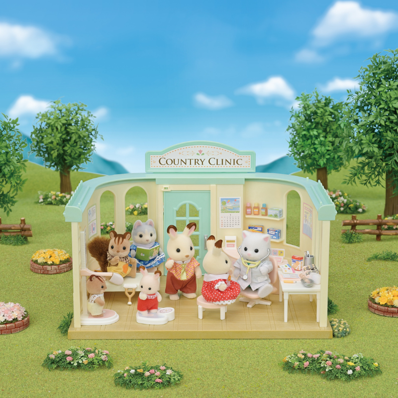 Sylvanian Families Country Doctor Gift Set / ซิลวาเนียน แฟมิลี่ คลีนิคคุณหมอ กิ๊ฟเซ็ท