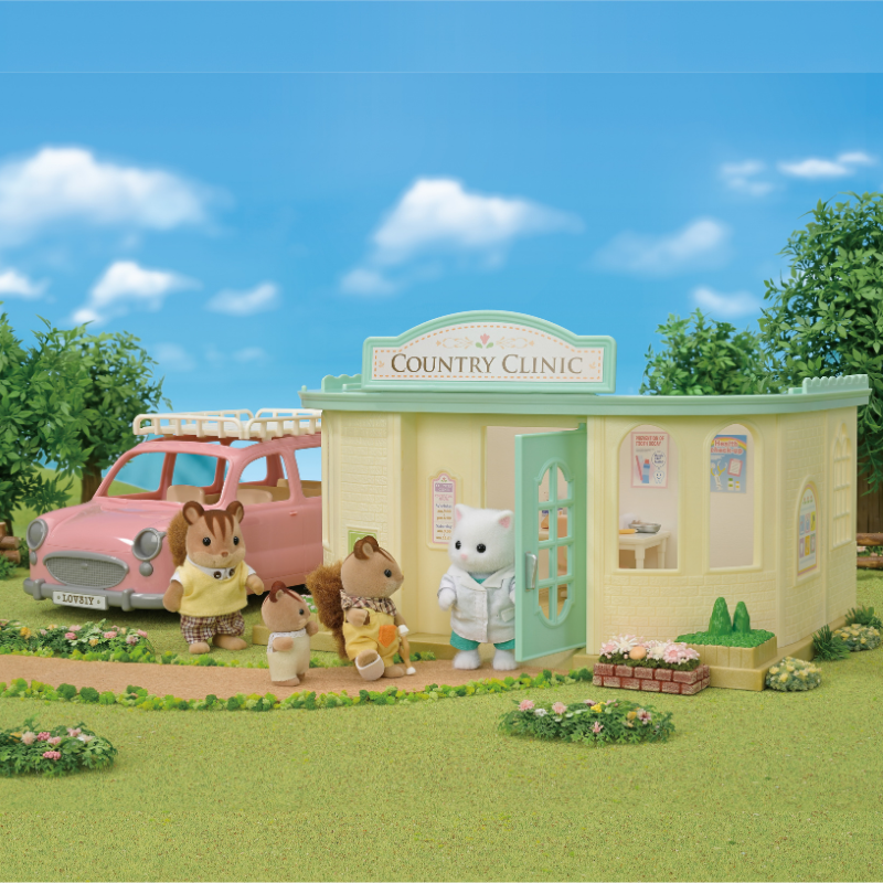 Sylvanian Families Country Doctor Gift Set / ซิลวาเนียน แฟมิลี่ คลีนิคคุณหมอ กิ๊ฟเซ็ท