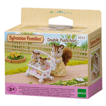 Sylvanian Families Double Pushchair / ซิลวาเนียน แฟมิลี่ รถเข็นเด็ก 2 ที่นั่ง